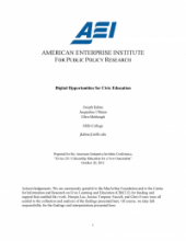 Cover sheet for Digital Opportunities for Civic Education